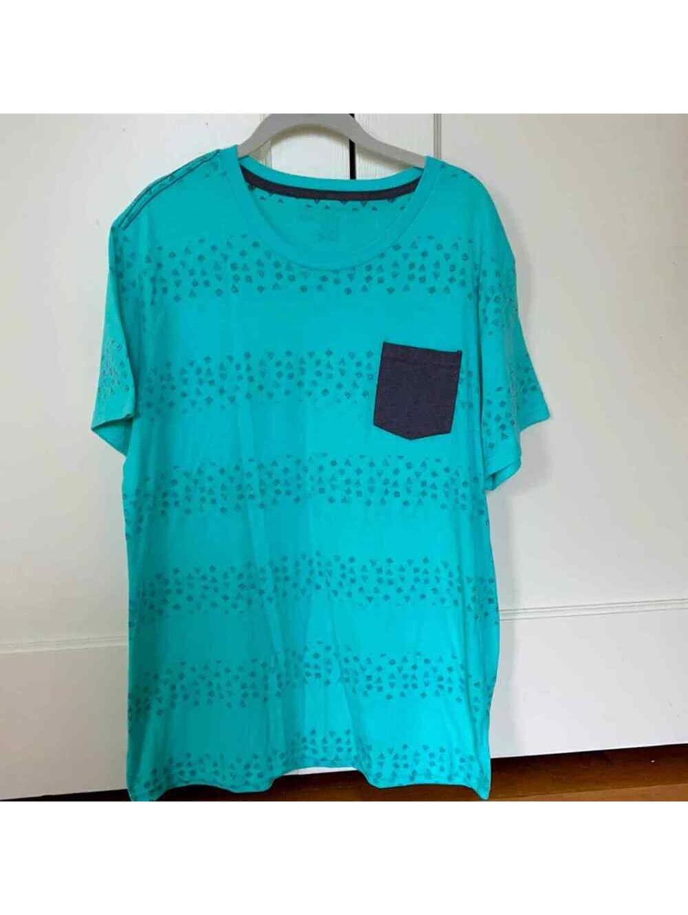 Blue Crown cotton T-shirt w pocket XL